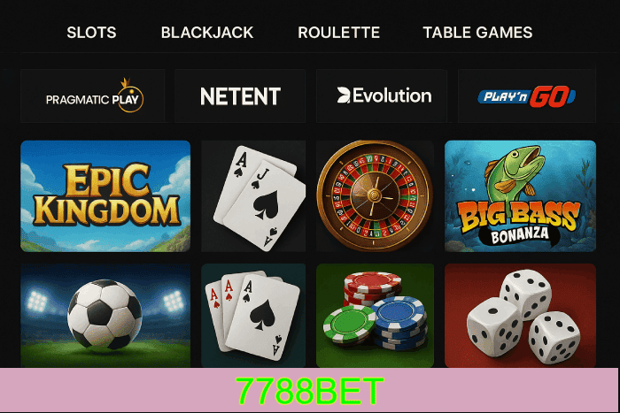 Jogos clássicos de cassino 7788BET